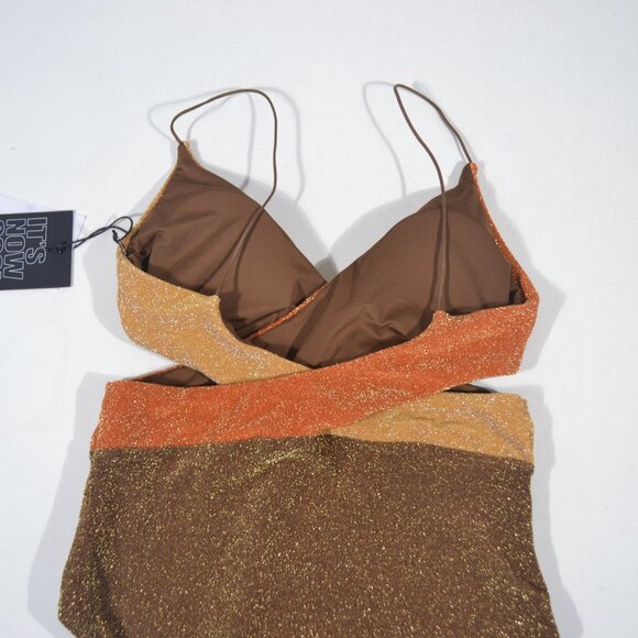 IT'S NOW COOL THE RIOT SHIMMER ONE PIECE SWIMSUIT, SMALL - Picture 8 of 9